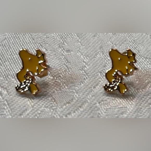 Snoopy and Woodstock Earrings Peanuts Officially Licensed Jewelry Stud Earrings - Picture 8 of 10
